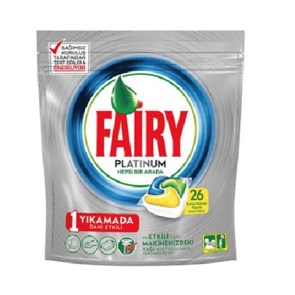 قرص ماشین ظرفشویی فیری مدل پلاتینیوم 26 عددی Fairy Platinum Original DishWasher Tablets 26 Tablets